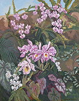 作品画像:蘭花図