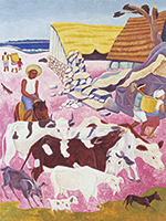 作品画像:農漁の図