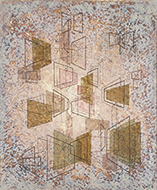 作品画像:楽園喪失(回転する面による構成)