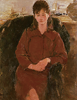 作品画像:黒椅子の少女