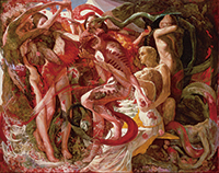 作品画像:赤い蛇