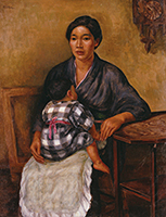 作品画像:母子像