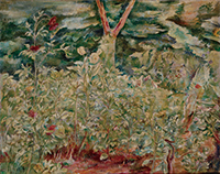 作品画像:園の花