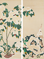 作品画像:庭の雪