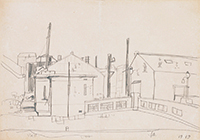 作品画像:裏街風景
