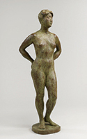 作品画像:若い女