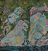 作品画像:大歩危岩壁