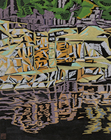 作品画像:寝覚岩壁 B