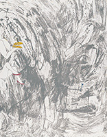 作品画像:夢の記憶(ベルリン個展のポスター)