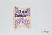 作品画像:JEU D’OBJET 2 表紙、見返し