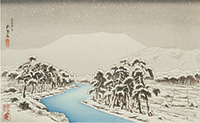 作品画像:雪の伊吹山