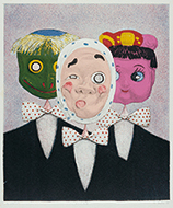 作品画像:三つのお面