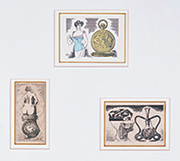 作品画像:銅版小品構成(3点)