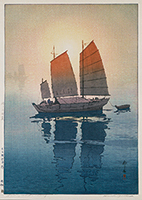 作品画像:帆船 朝