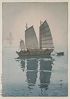 作品画像:帆船 霧
