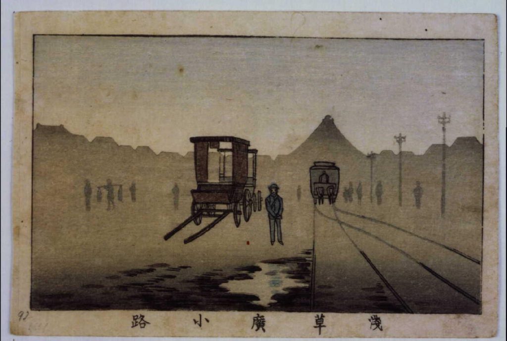 作品画像:東京真画名所図解 浅草広小路