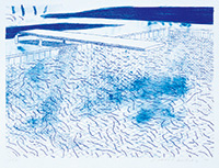 作品画像:水のリトグラフ(線)