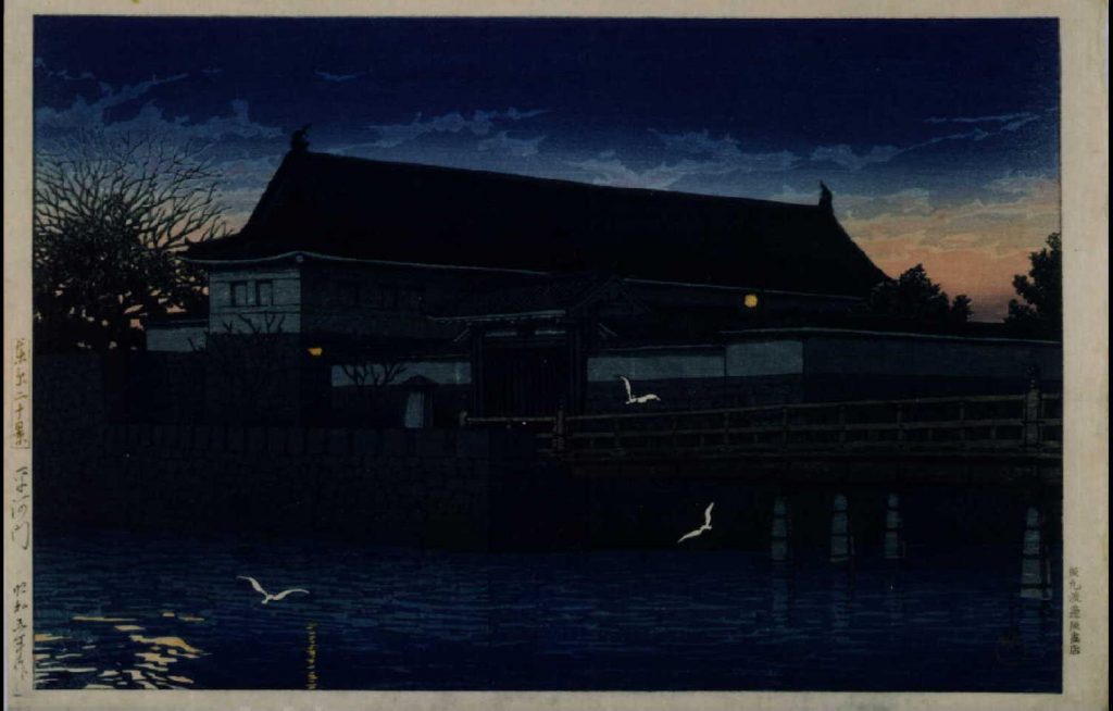 作品画像:東京二十景 平河門
