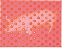 作品画像:pink pig in the wall