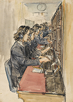 作品画像:国鉄労働者(電務区)
