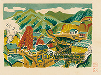 作品画像:炭山全図