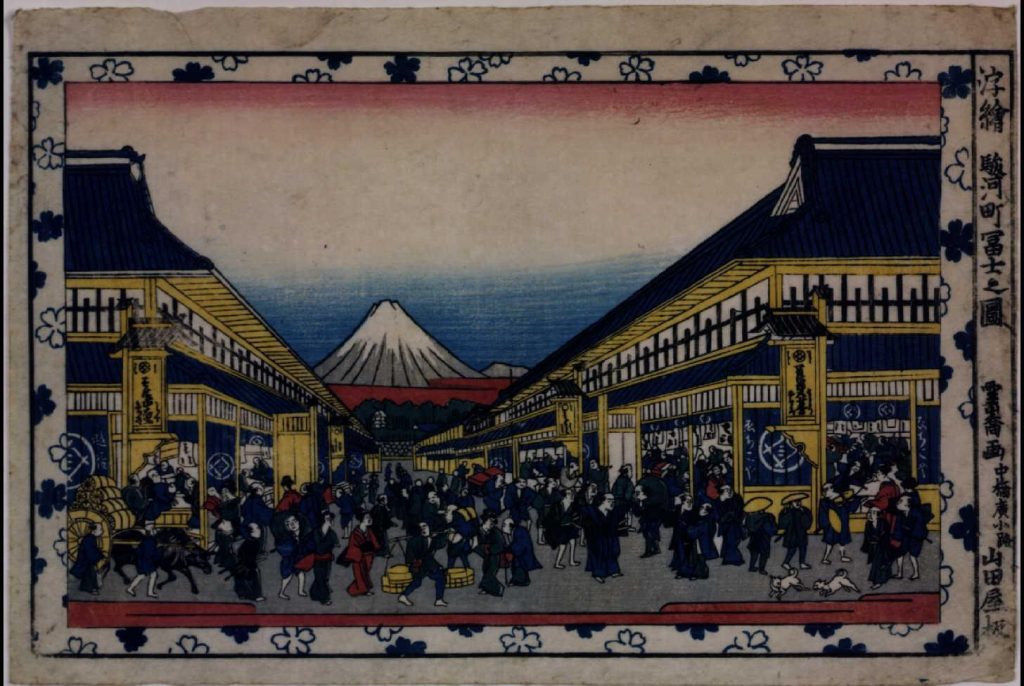 作品画像:浮絵 駿河町冨士之図