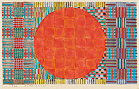 作品画像:朱の分割円