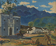 作品画像:盧山山麓 野砲隊陣地