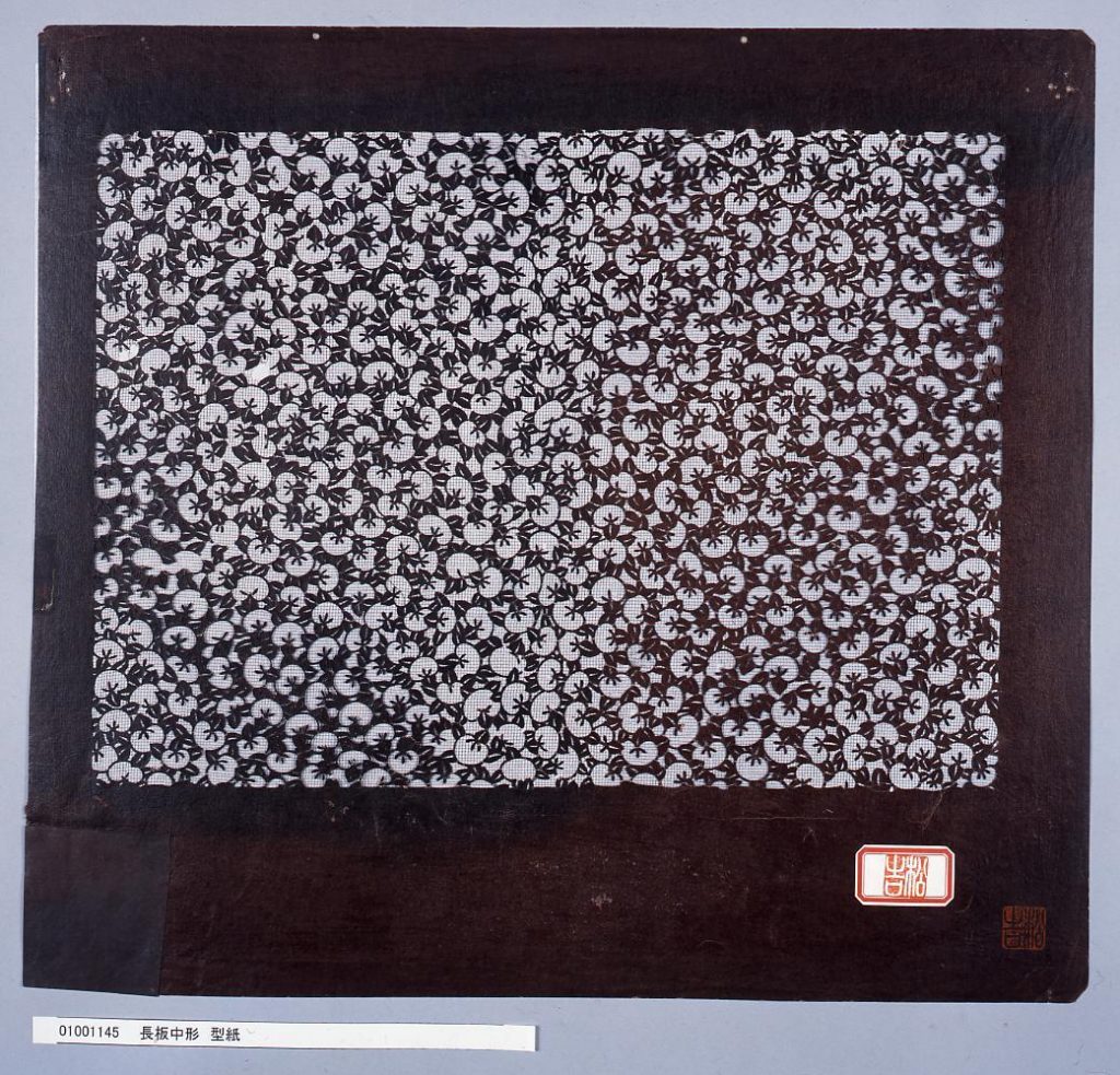 作品画像:長板中形 型紙