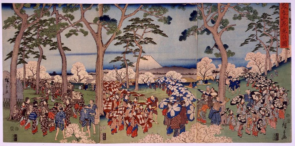 作品画像:飛鳥山花見の図