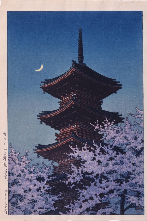 作品画像:春の夕(上野東照宮)