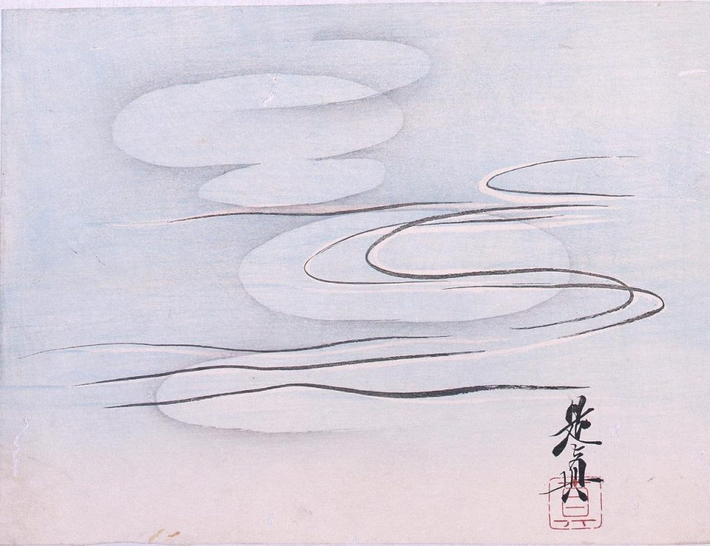 作品画像:多色刷 流水