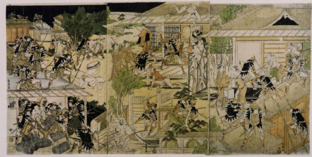 作品画像:忠臣蔵夜討之図