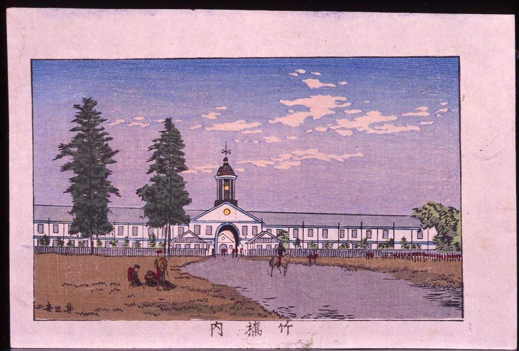 作品画像:東京真画名所図解 竹橋内