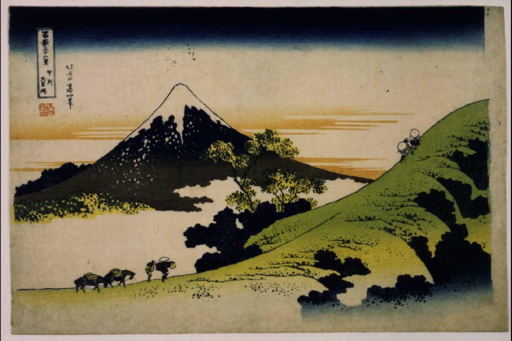 冨嶽三十六景 甲州犬目峠