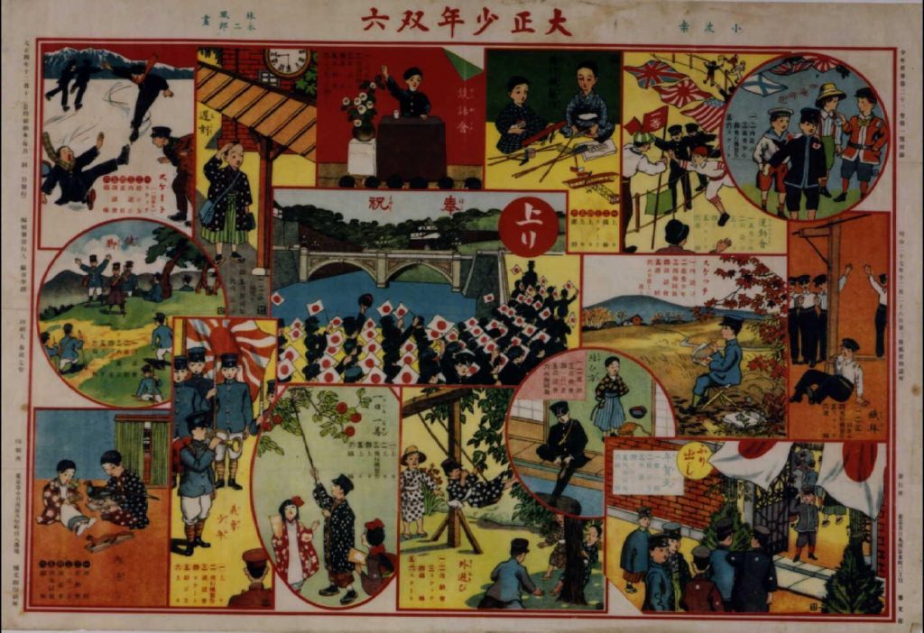 作品画像:大正少年双六(『少年世界』22巻1号付録)