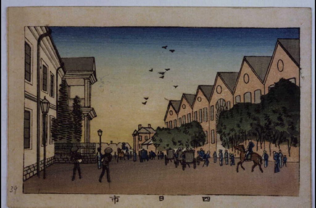 作品画像:東京真画名所図解 四日市