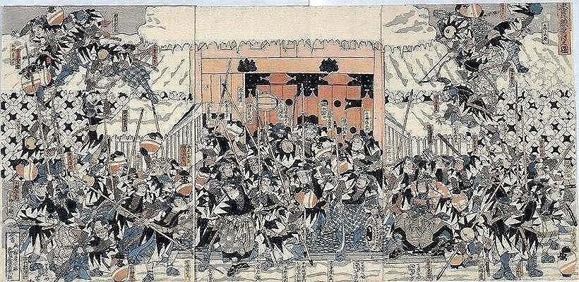 作品画像:忠臣蔵夜討之図