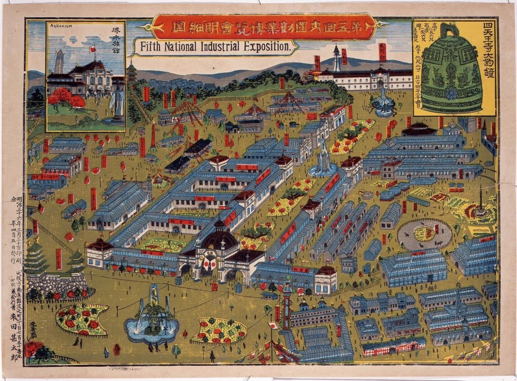 作品画像:第五回内国勸業博覽会明細図