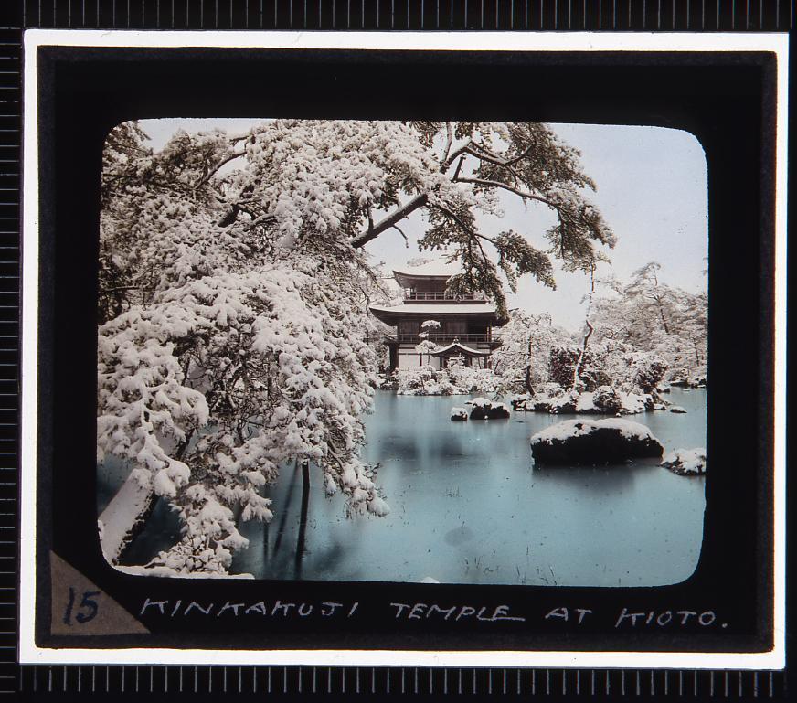 作品画像:京都 金閣寺(幻燈原板)