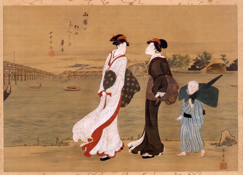 作品画像:両国夕涼ノ図