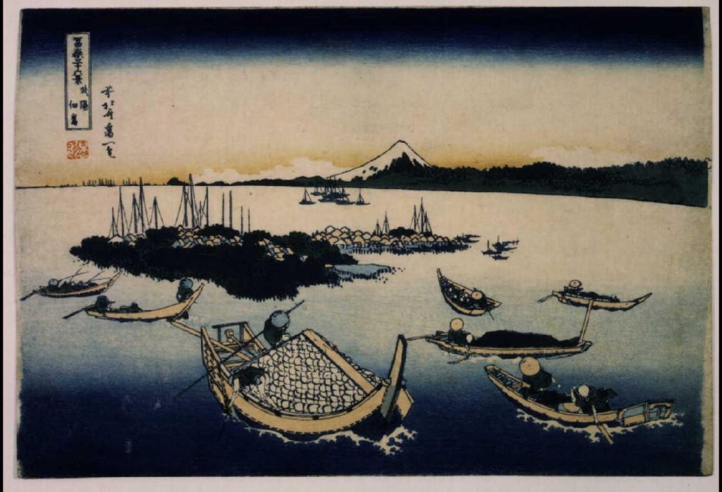 作品画像:冨嶽三十六景 武陽佃島