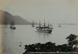作品画像:H.M.S.コンカラー号と門司崎湾