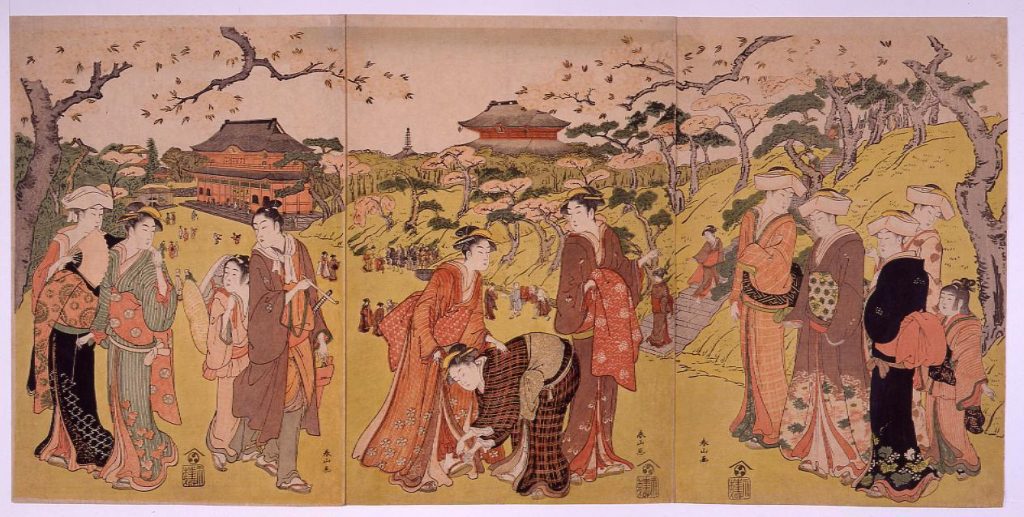 作品画像:花見図