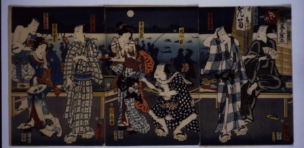 江戸の花美人夜景