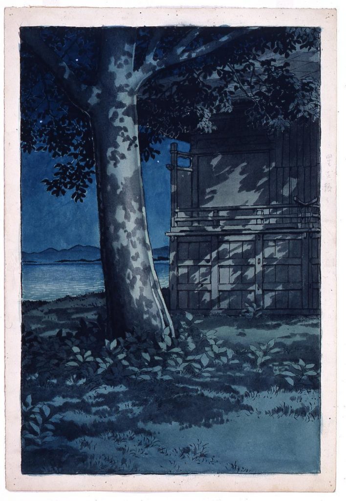 作品画像:旅みやげ第三集 秋田八郎潟 原画