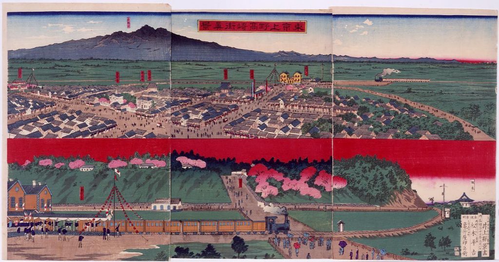 作品画像:東京上野高崎街真景