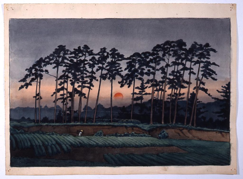 作品画像:東京二十景 池上市之倉 原画