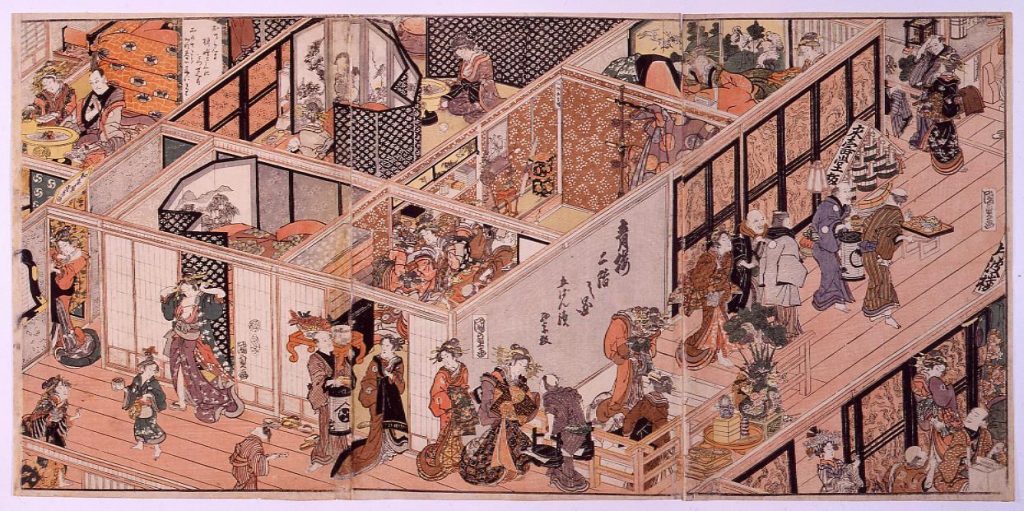 作品画像:青楼二階之図