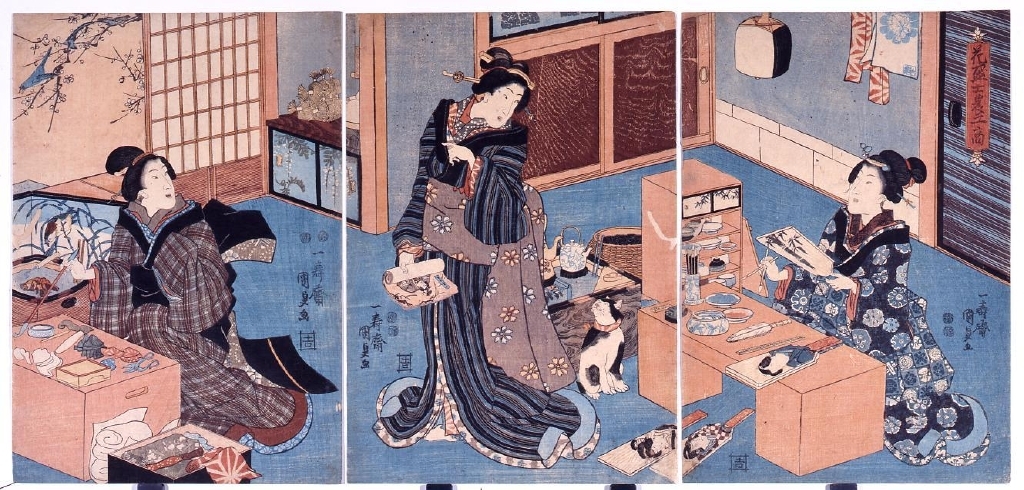 作品画像:花盛士農工商